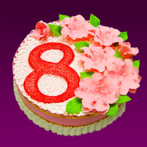 торт на 8 марта